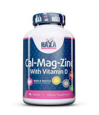 Haya Labs Calcium Magnesium Zinc + Vit D3 90ct