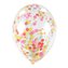 Balony z kolorowym konfetti 5szt