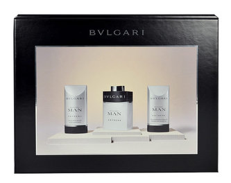 Bvlgari Bvlgari Man Extreme toaletní voda 60 ml + balzám po holení 75 ml + sprchový gel 75 ml