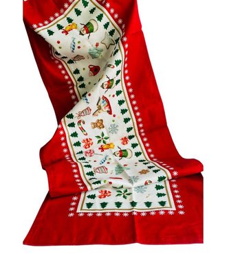 Vánoční běhoun 45 x 140cm CHICCHI E BALOCCHI BRANDANI