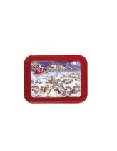 Vánoční kovový tác VASSOIO CHRISTMAS 33,5 x 25,5cm BRANDANI