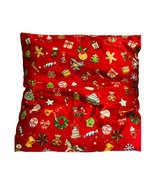 Vánoční bavlněný polštář 60 x 60cm CHICCHI E BALOCCHI BRANDANI