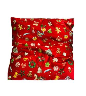 Vánoční bavlněný polštář 60 x 60cm CHICCHI E BALOCCHI BRANDANI