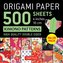 Origami Paper 500 Sheets Kimono Patterns 4" (10 CM)
