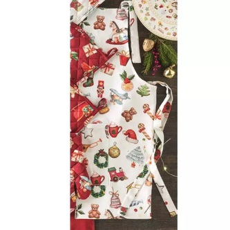 Vánoční zástěra 80 x 85cm CHICCHI E BALOCCHI BRANDANI