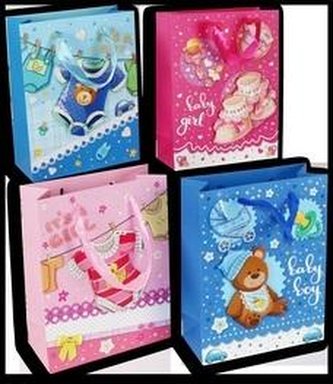 Torebka prezentowa 30x39x12cm MIX