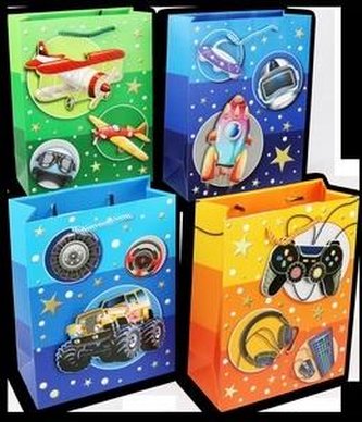 Torebka prezentowa 26x32x10cm MIX