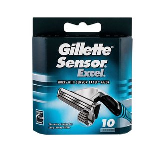 Gillette Sensor Excel Náhradné brit 10 ks pre mužov