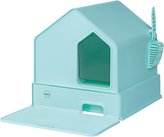 Quapas! Toaleta pro kočky Cat House 46x44x48cm mátově zelená