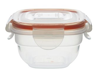 DÓZA "EASY MATCH" ČTVERCOVÁ 100ML, ORANŽOVÁ