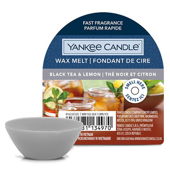 Vonný vosk Yankee Candle, Černý čaj s citrónem, 22 g