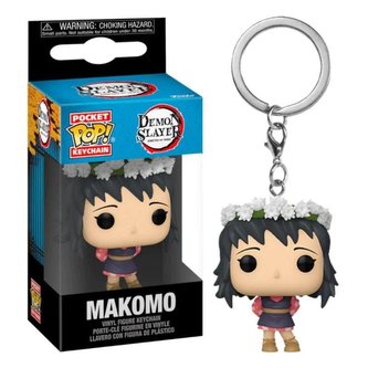 POP Keychain: Demon Slayer - Makomo (Flower Headdress)