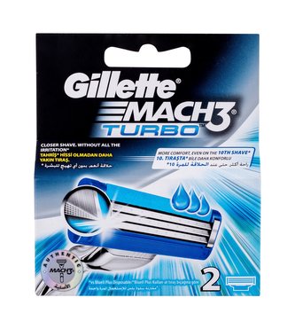 Gillette Mach3 Turbo Náhradní břit 2 ks pro muže