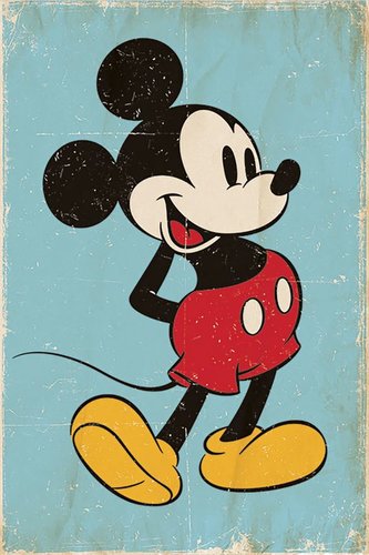 Plakát Disney|Mickey Mouse: Retro (61 x 91,5 cm)