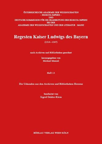 Die Urkunden aus den Archiven und Bibliotheken Hessens