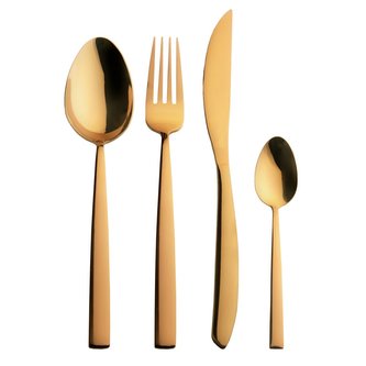 Jídelní příbory Gold 24 dílů