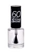 Rimmel London 60 Seconds Lak na nehty Super Shine 8 ml 740 Clear pro ženy
