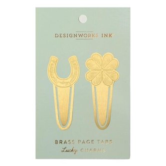 Zakładki do książek metalowe Lucky Charms 2szt