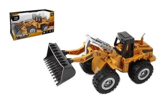 Koparka zdalnie sterowana ze światłem