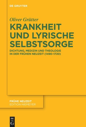 Krankheit und lyrische Selbstsorge