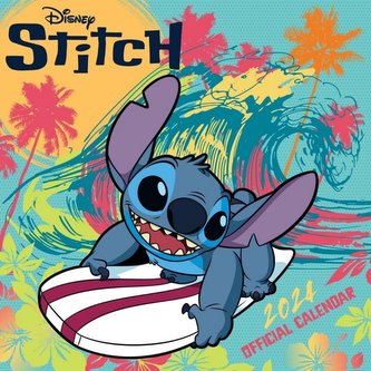 Oficiální nástěnný kalendář Disney 2024: Lilo & Stitch (SQ 30,5 x 30,5|61 cm)
