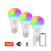 Immax NEO LITE sada 3x Smart žárovka LED E27 11W RGB+CCT,stmívatelná, WiFi,Beacon,DO