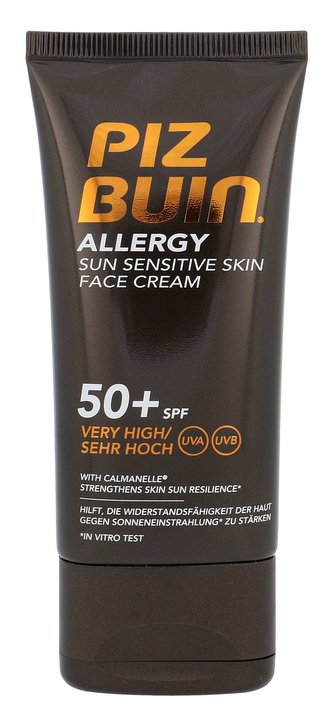 PIZ BUIN Allergy Opaľovací prípravok na tvár Sun Sensitive Skin Face Cream 50 ml SPF50+ pre ženy