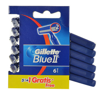 Gillette Blue II Holicí strojek 6 ks pro muže