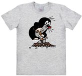 Pánské tričko Krteček: Rýč a kopec (S) šedá bavlna