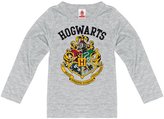 Dětské tričko Harry Potter: Hogwarts Logo Coat of Arms (140-152 cm) šedá bavlna