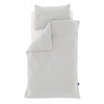 TRÄUMELAND povlečení Jersey 100/135 + 40/60 Fiore Grün