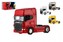 Auto kamion Welly  V8 R730 kov/plast 9,5cm na volný chod 4 barvy v krabičce 15x8x6cm