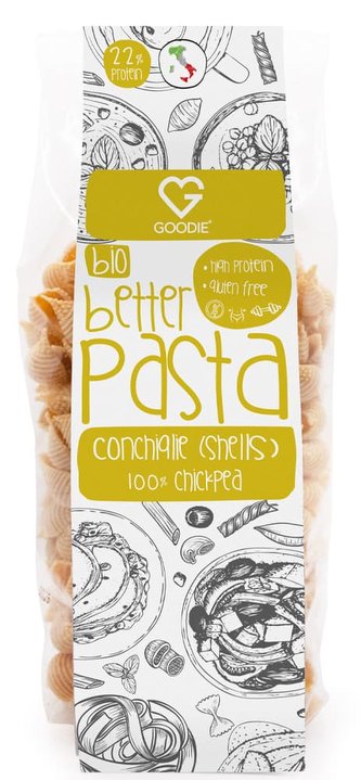Těstoviny proteinové - 100% Cizrna - Conchiglie BIO 250 g