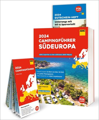 ADAC Campingführer Südeuropa 2024 - jetzt mit Rabatt-Coupons im Wert von über 125 Euro!