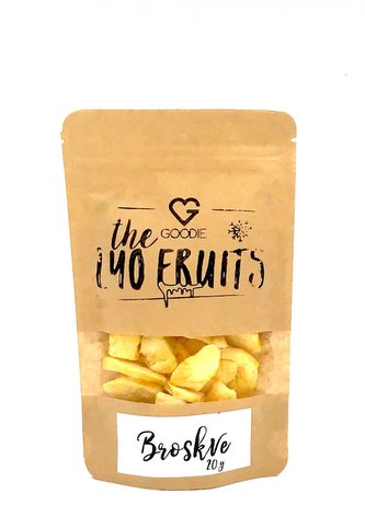 Lyofilizovaná broskev 20 g