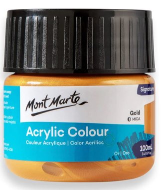 Mont Marte akrylová barva,100ml, zlatá (Gold)
