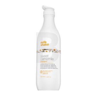 Vlasová kosmetika  v naší nabídce nese jména těch nejslavnějších kadeřnických značek. Šampony značky Milk_Shake z kolekce Sweet Camomile byly vytvořeny pro blond vlasy speciálně pro ženy. Tento kadeřnický zázrak má objem 1000 ml.