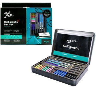 Mont Marte kaligrafická sada, č.0003, 32ks, papírový obal