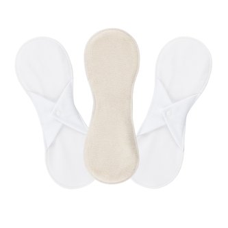 Bamboolik Noční / poporodní látková vložka | biobavlněné froté Varianta: Sada 3 ks - Přírodní