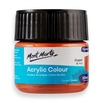 Mont Marte akrylová barva,100ml, měděná(Copper)