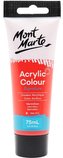 Mont Marte  akrylová barva,75ml, rumělka červená (Vermilion),tuba