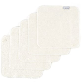 Bamboolik Bambus | Látkový ubrousek Barva ubrousků: Přírodní, Varianta: Velký | Sada 5 ks