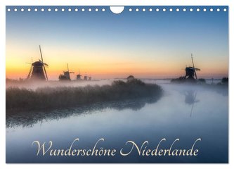 Wunderschöne Niederlande (Wandkalender 2024 DIN A4 quer), CALVENDO Monatskalender