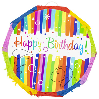 Piňata Happy birthday - Color