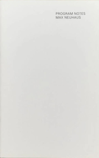 Program Notes