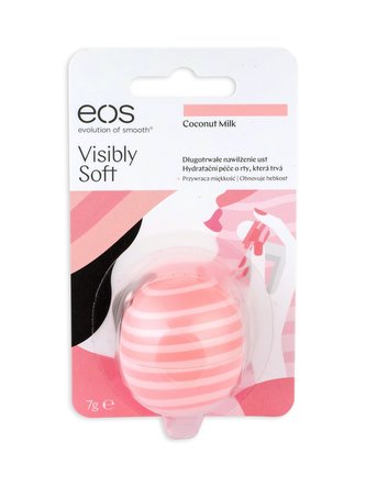 EOS Visibly Soft Balzám na rty 7 g Coconut Milk pro ženy
