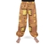 Kalhoty jóga WAAN, žlutohnědé