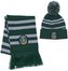 Zimní set čepice a šála Harry Potter: Zmijozel (univerzální)
