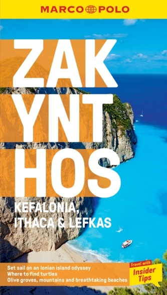 Zakynthos and Kefalonia Marco Polo Pocket Travel Guide - with pull out map