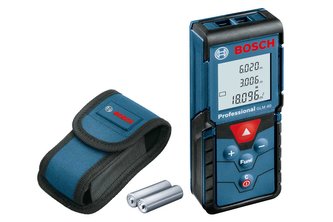BOSCH GLM 40, laserový měřič vzdálenosti, rozsah 0,15 – 40,00 m, 635 nm, < 1 mW